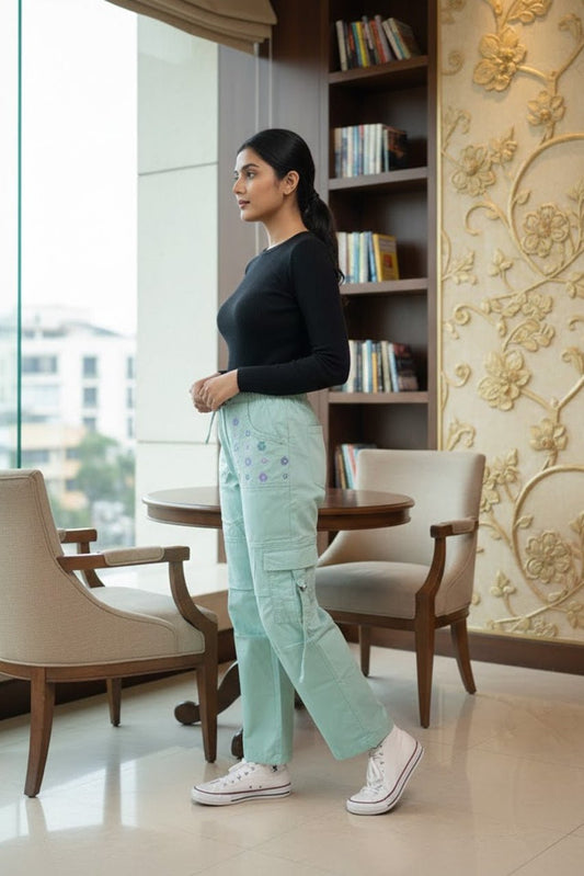 Cargo Trouser Sea green