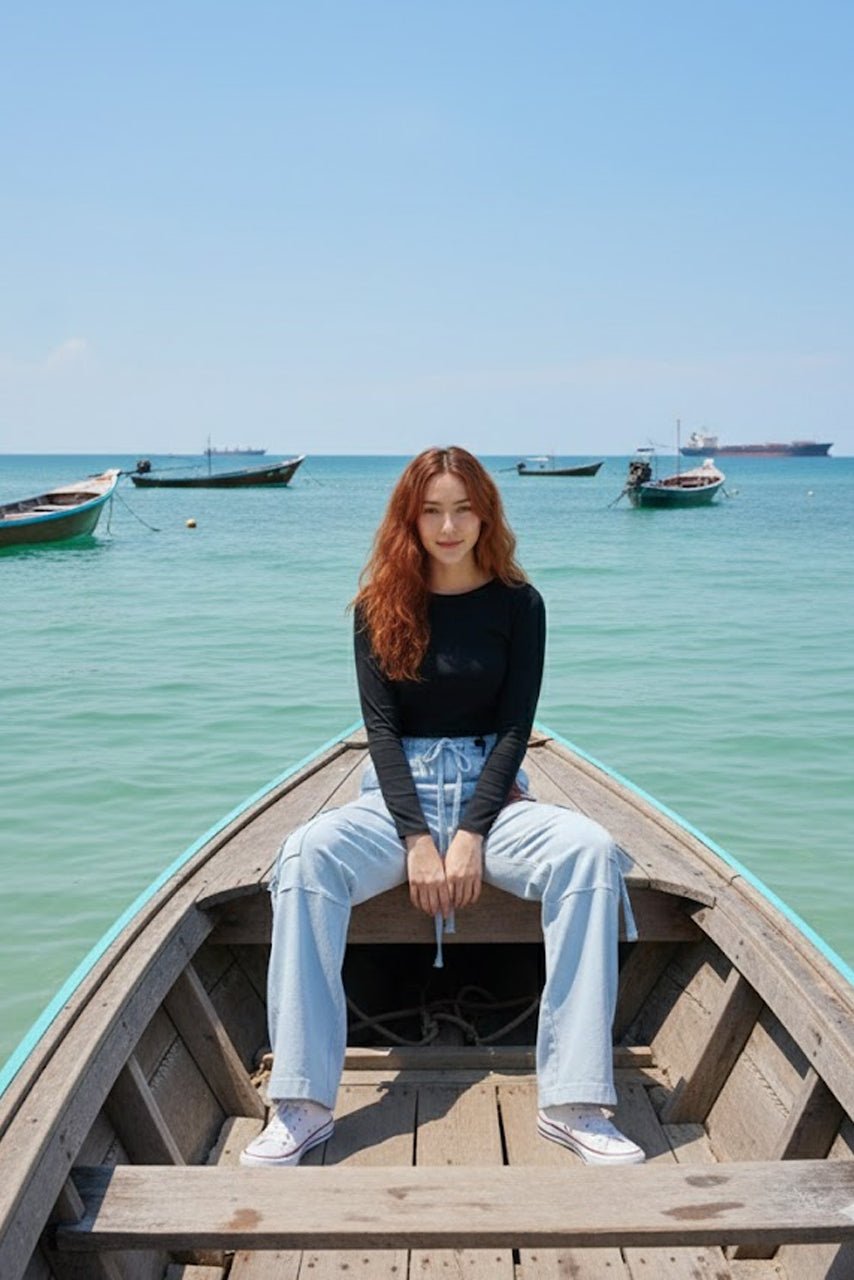 Cargo Trouser Sky blue