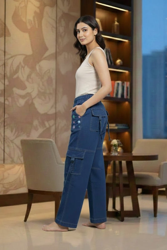 Cargo Trouser Blue denim