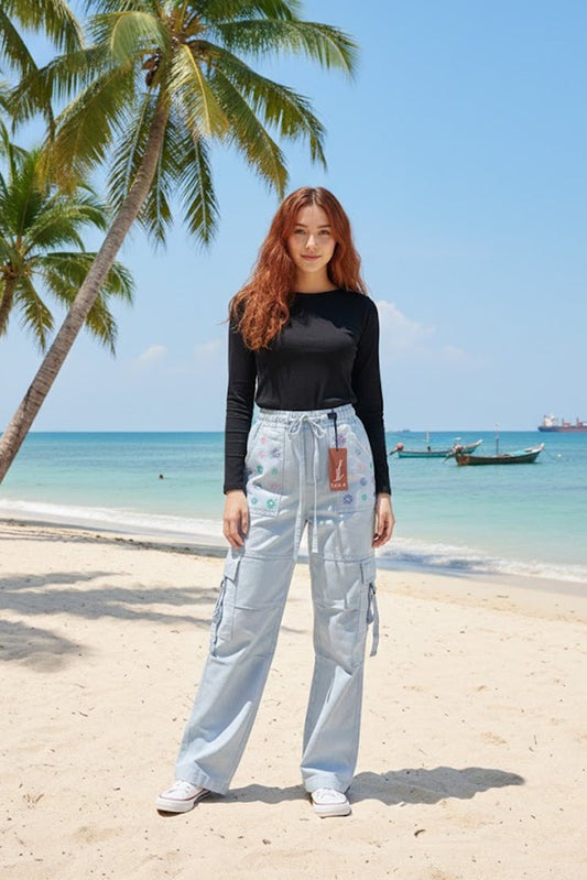 Cargo Trouser Sky blue