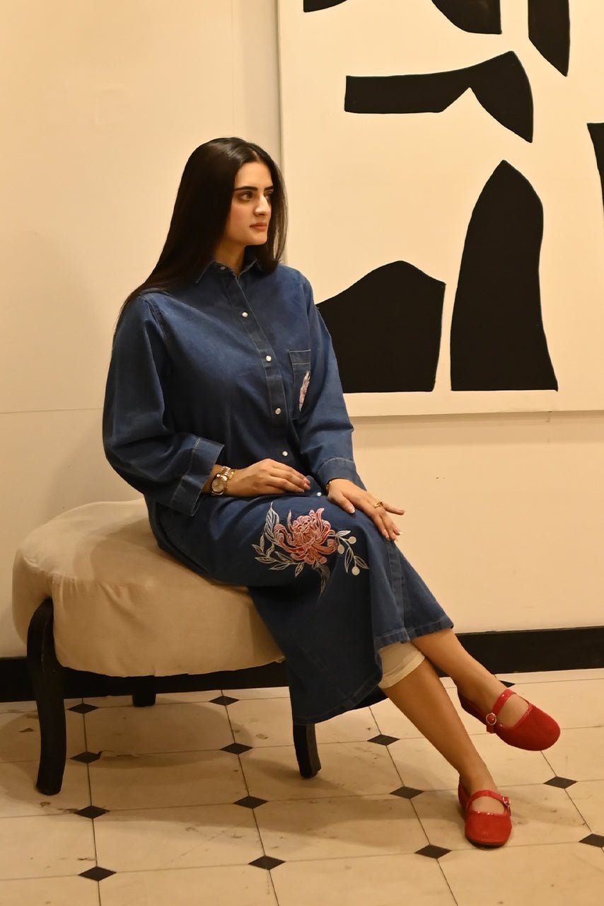 Chrysanthemum Long Dress