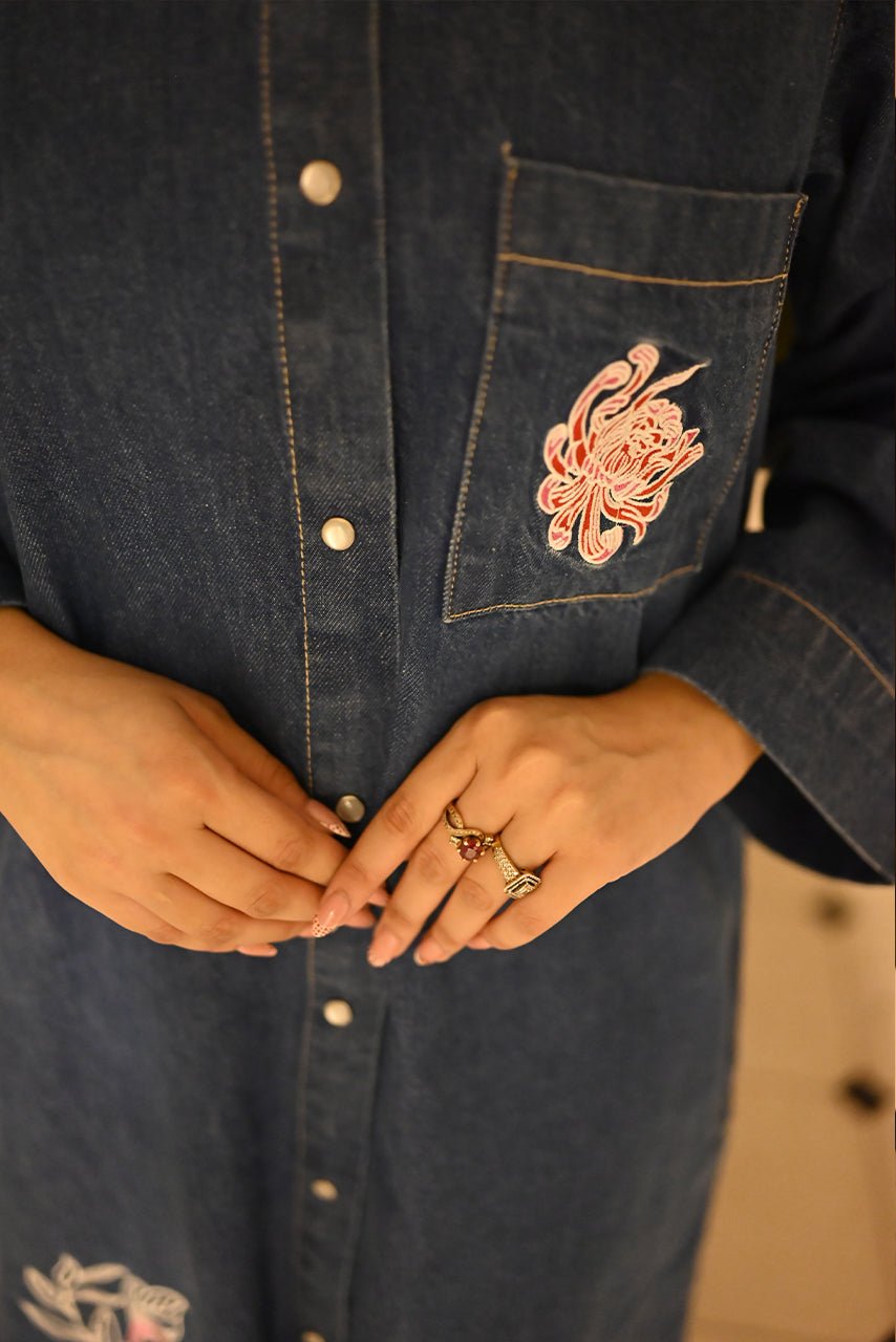 Chrysanthemum Long Dress