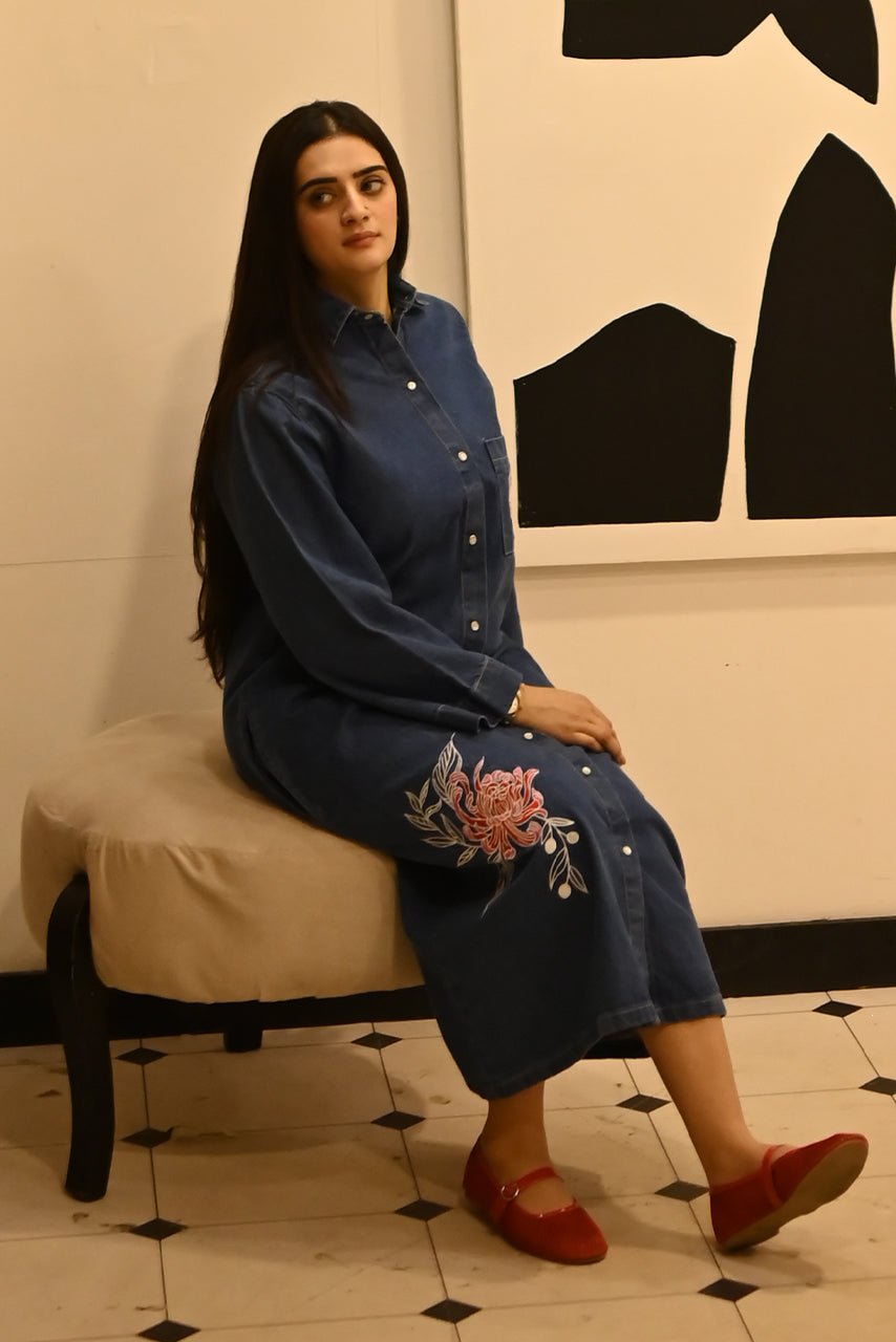 Chrysanthemum Long Dress