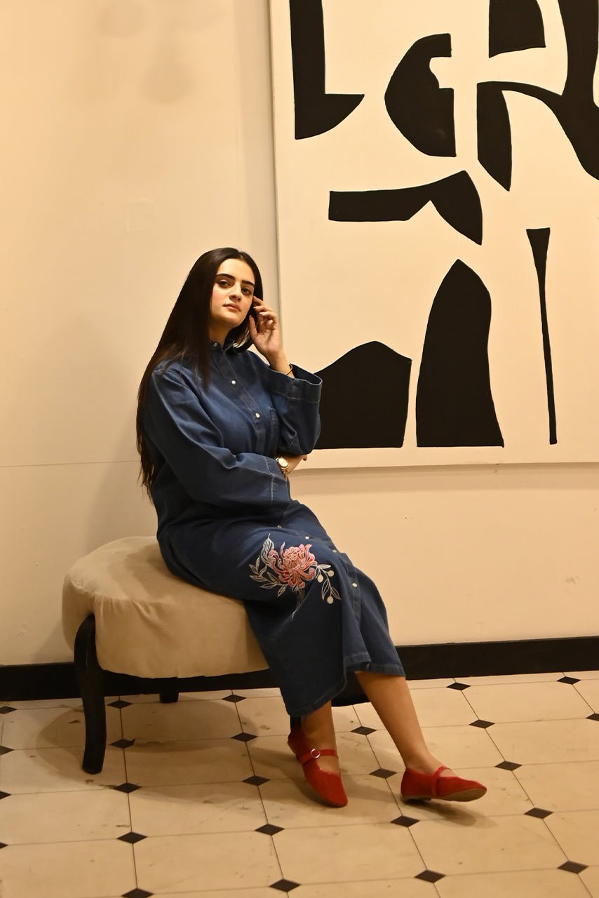 Chrysanthemum Long Dress