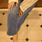 Circle flare jeans