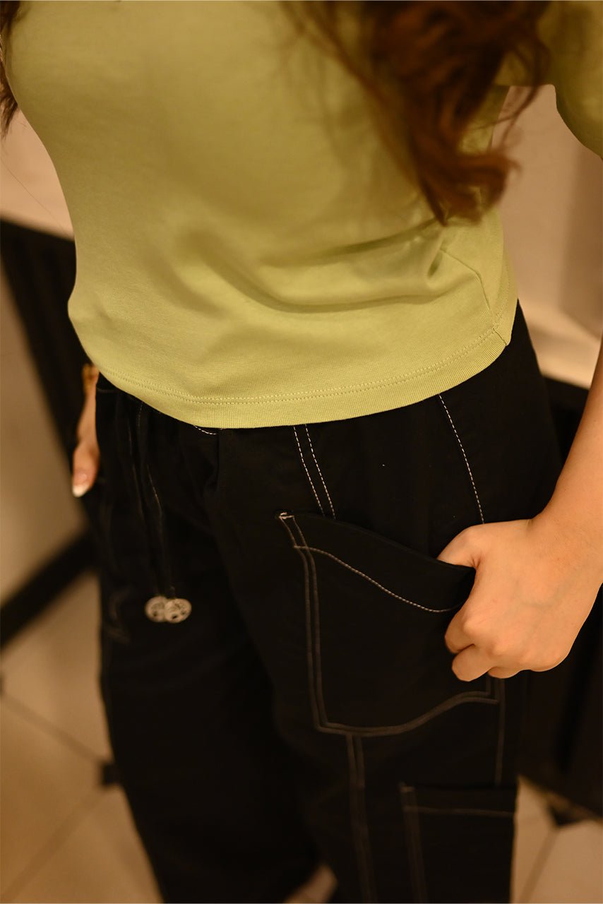 Twill Trouser Black